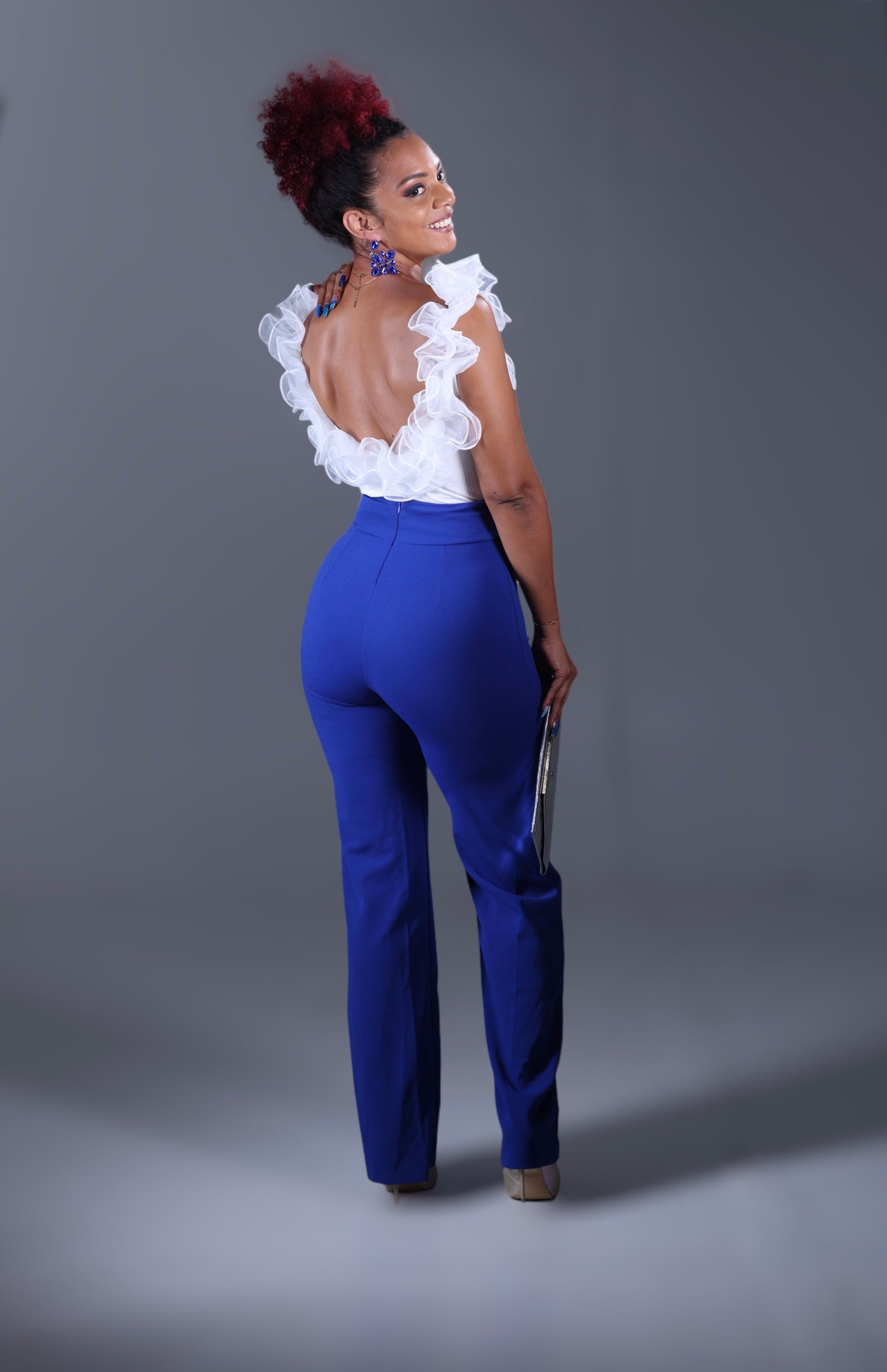 Pantalon JORIA bleu